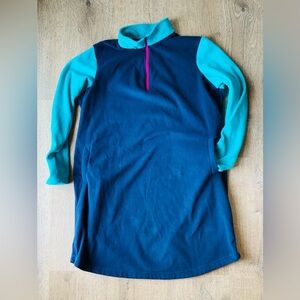 Lands' End LS Fleece Dress w/ Pockets